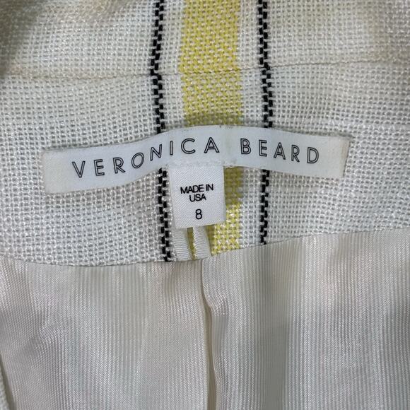 Veronica Beard Schoolboy Shrunken Dickey Plaid Blazer Lined Jacket Sz 8 EUC - Picture 5 of 9